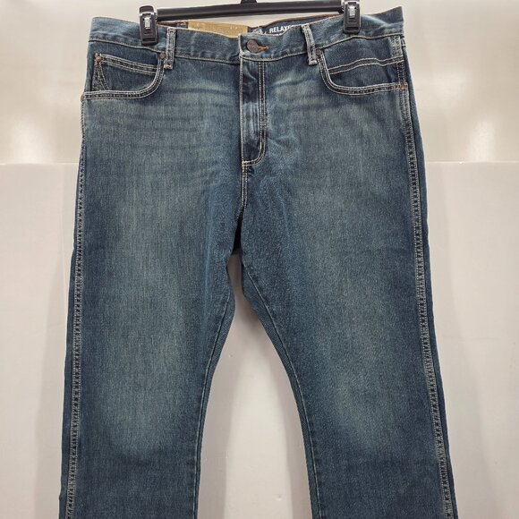 Wrangler Retro Jeans Mens 38x32 Relaxed Boot Cotton Denim Cowboy Western WRT20RT - Picture 1 of 12